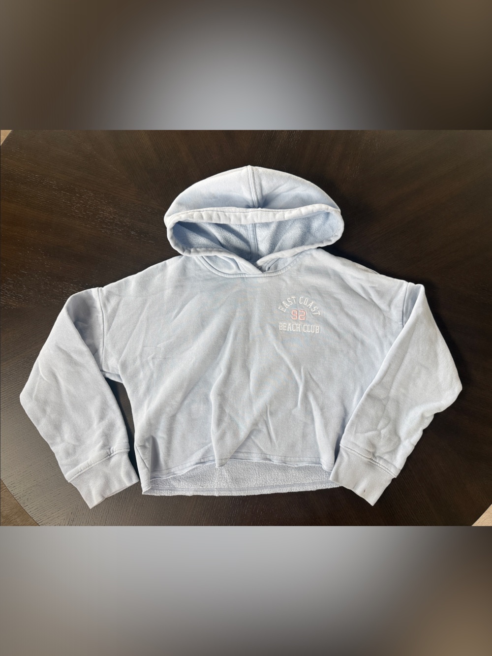 Abercrombie & Fitch Pastel Blue Kids Hooded Pullover